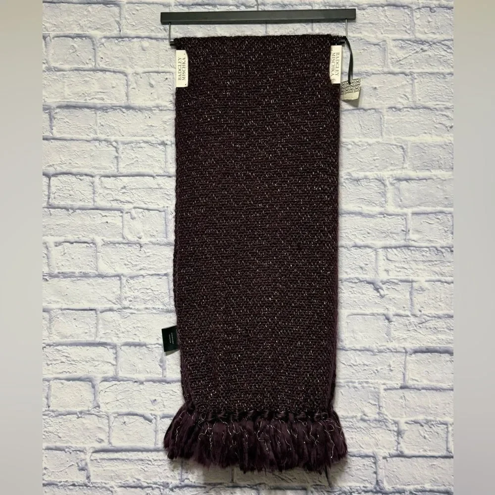 Badgley Mischka Home Fringe Throw 50